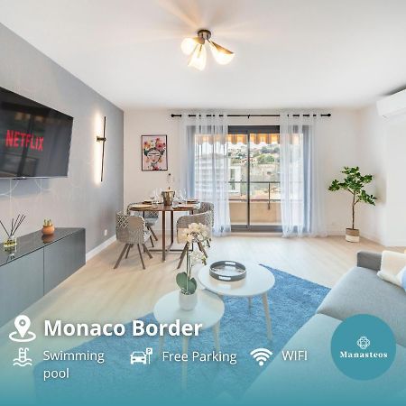 בוסוליי 5Mn Monaco - Vue Mer - Parking - Piscine - Bb מראה חיצוני תמונה