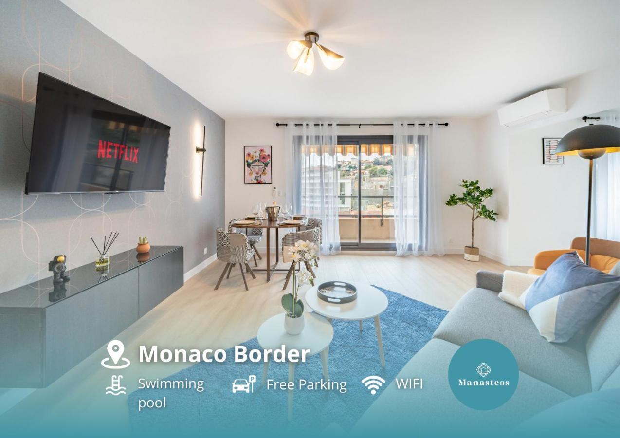בוסוליי 5Mn Monaco - Vue Mer - Parking - Piscine - Bb מראה חיצוני תמונה